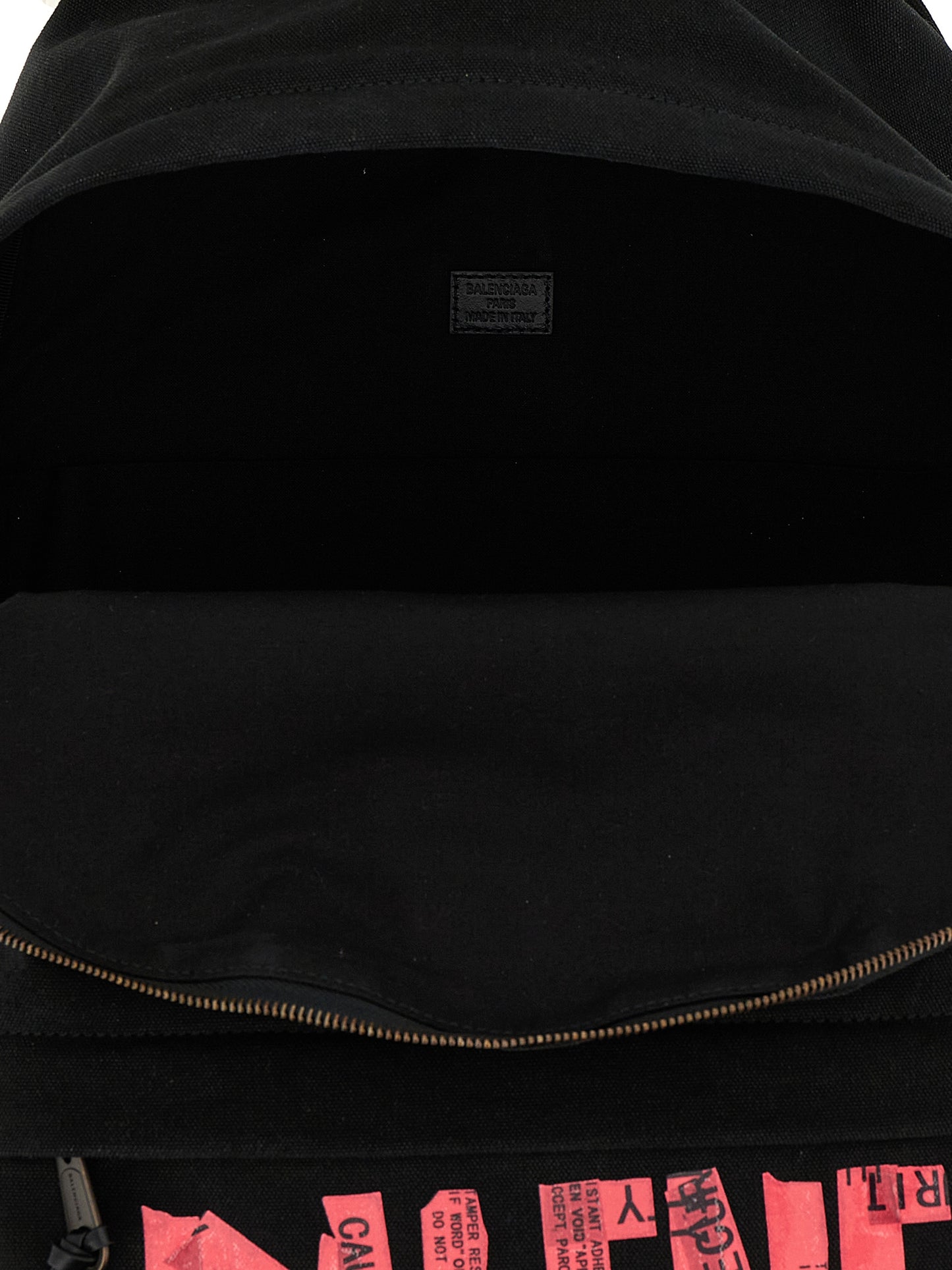 Mochila Balenciaga de algodón negro