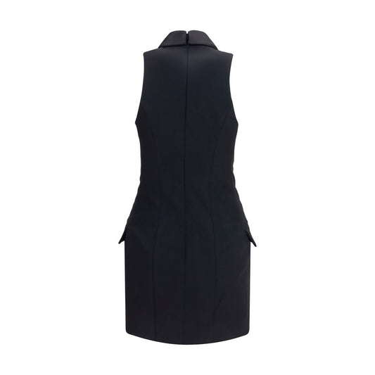 Vestido informal Balmain de lana negra Oves Aries