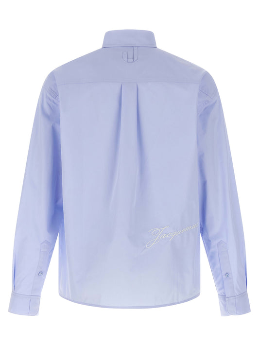 Blusa de algodón azul Jacquemus
