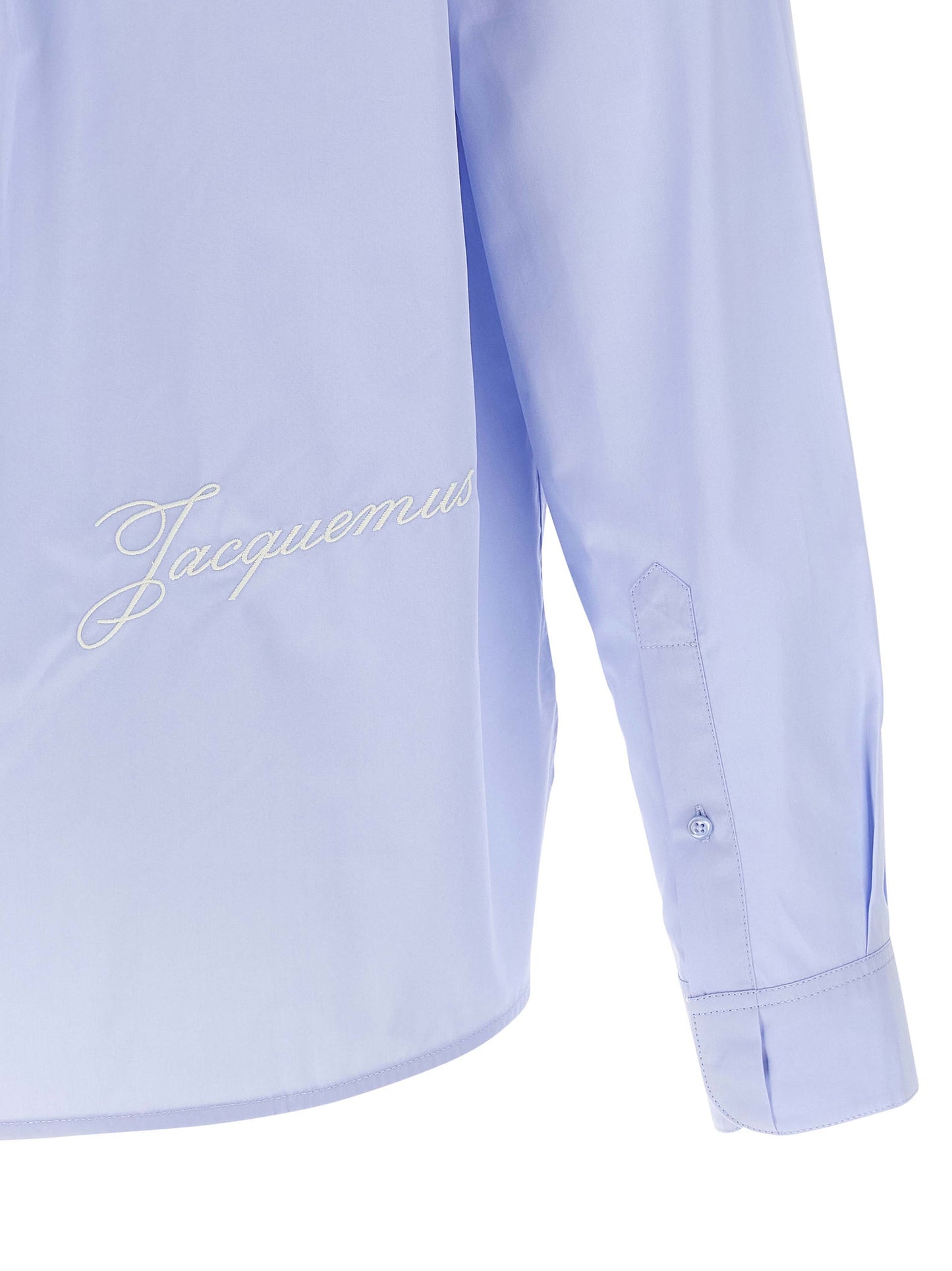 Blusa de algodón azul Jacquemus