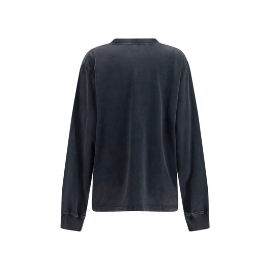 Sudadera de Algodón Negra Alexander Wang