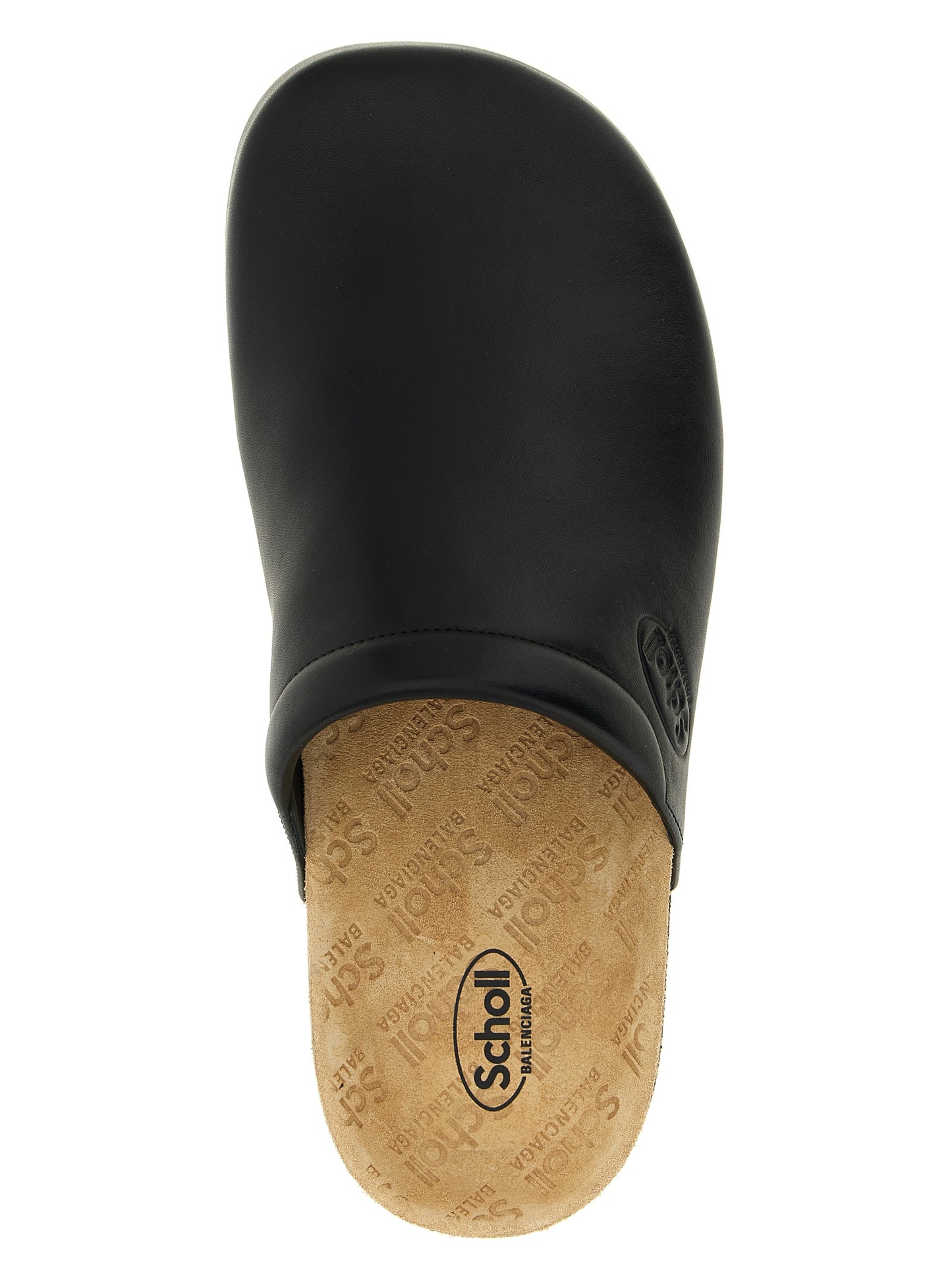 Zuecos Balenciaga de piel de becerro negra