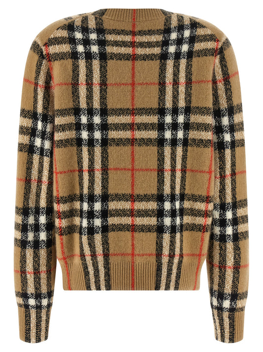 Cárdigan Burberry de cachemir beige