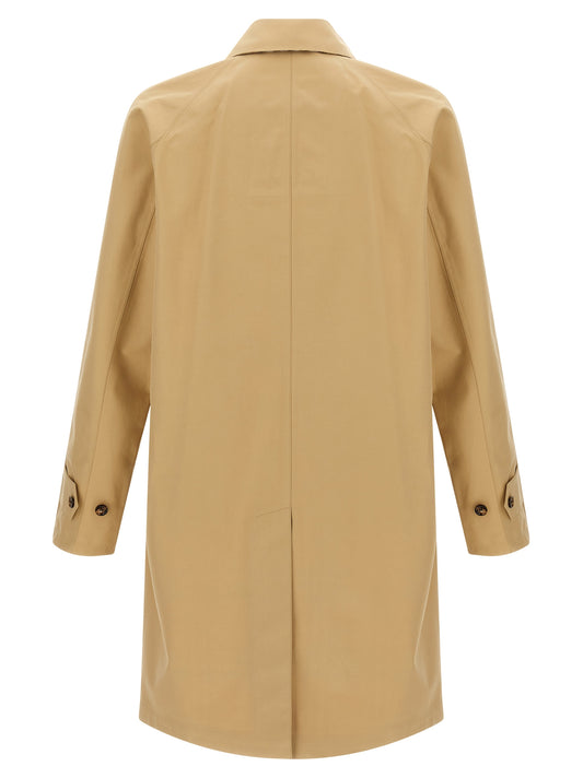 Abrigo Burberry de algodón beige