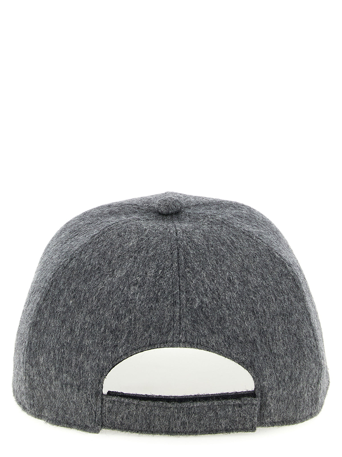 Fendi Gorra Estilo Béisbol De Lana Gris - Diseño Atemporal