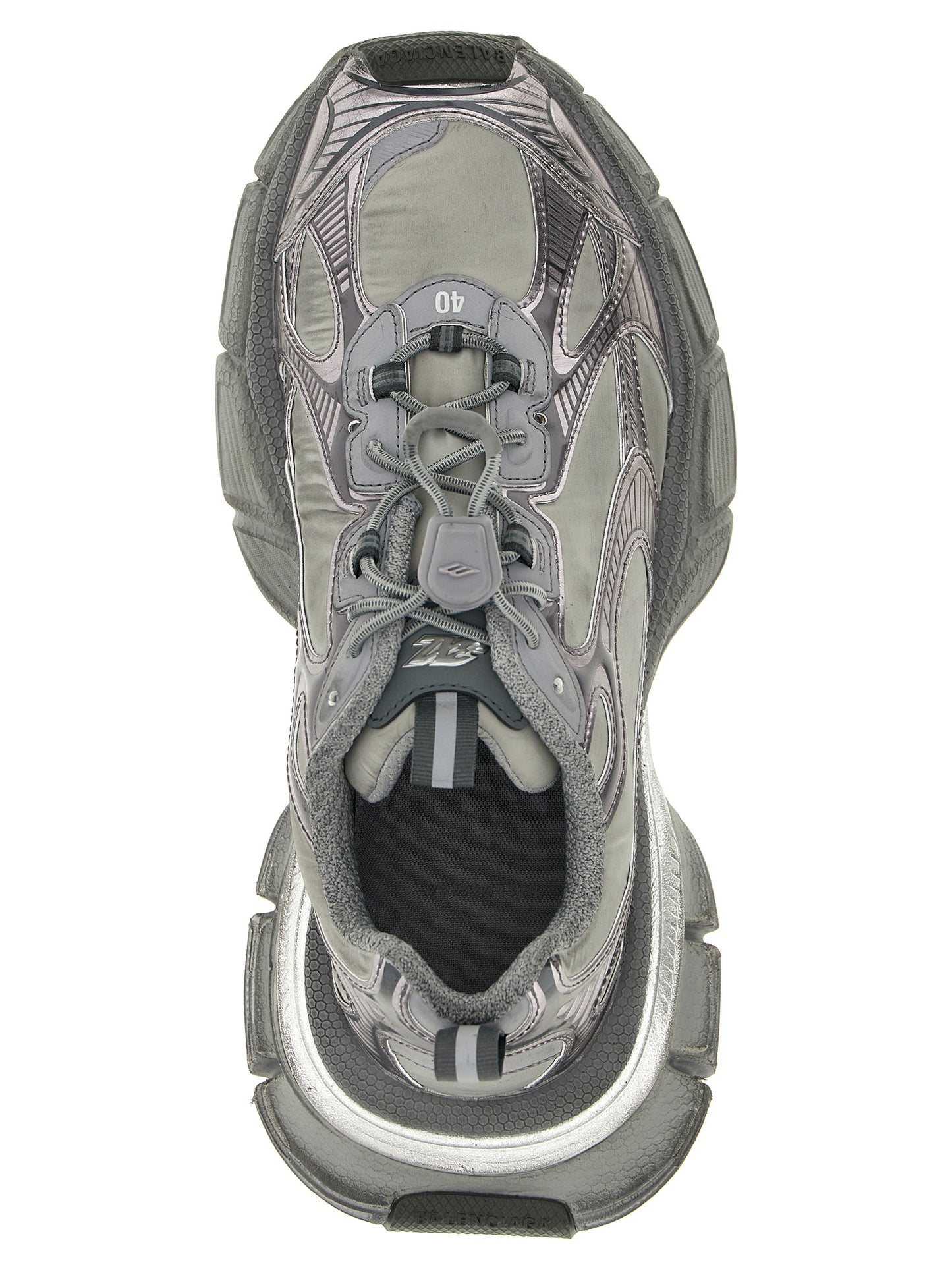 Balenciaga Zapatillas Deportivas De Poliéster Gris