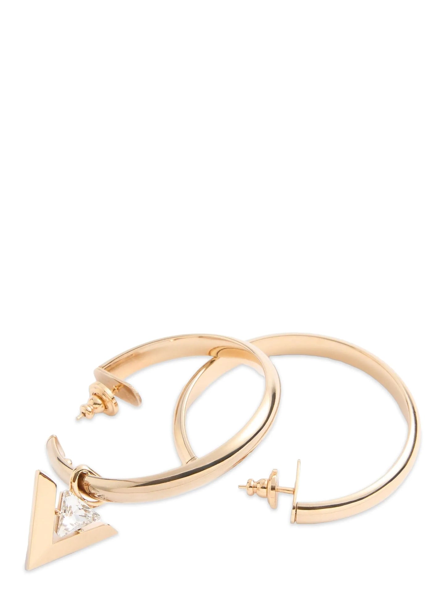 Pendientes Valentino Garavani de latón dorado