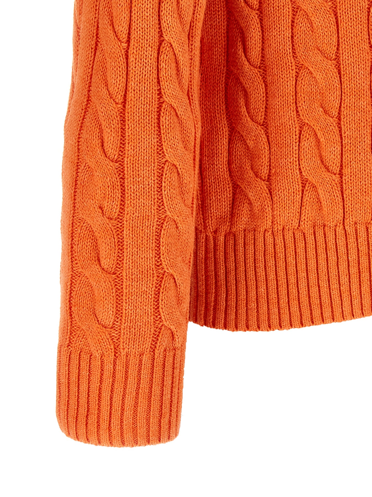 Cárdigan de algodón naranja Polo Ralph Lauren