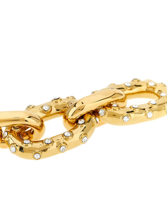 Pulsera Paco Rabanne de latón dorado