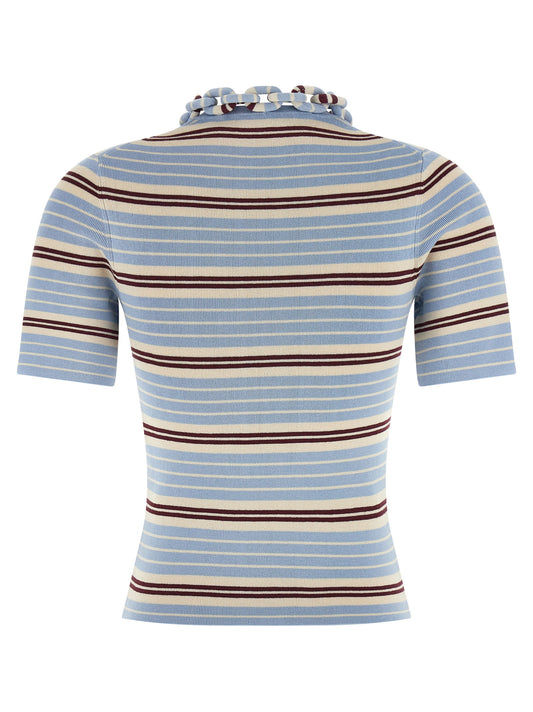 Camiseta Textil Azul Paco Rabanne
