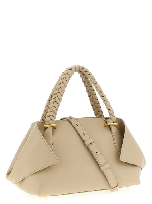 Bolso de mano Ferragamo de piel de becerro gris