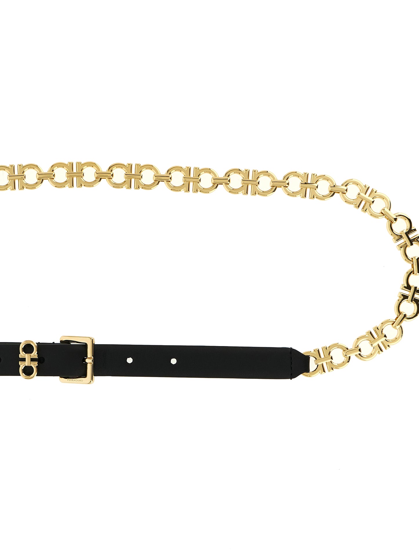 Cinturón Ferragamo de piel de becerro negra