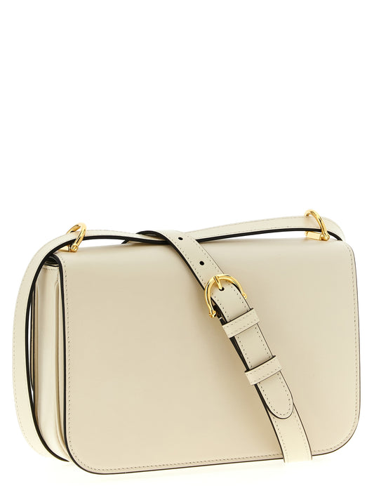 Bolso de hombro Gucci de piel de becerro blanco