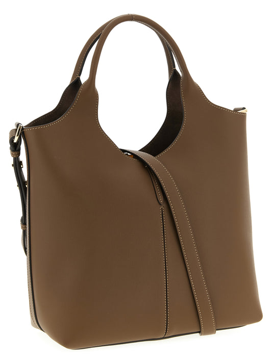 Bolso de mano Tod's de piel de becerro marrón