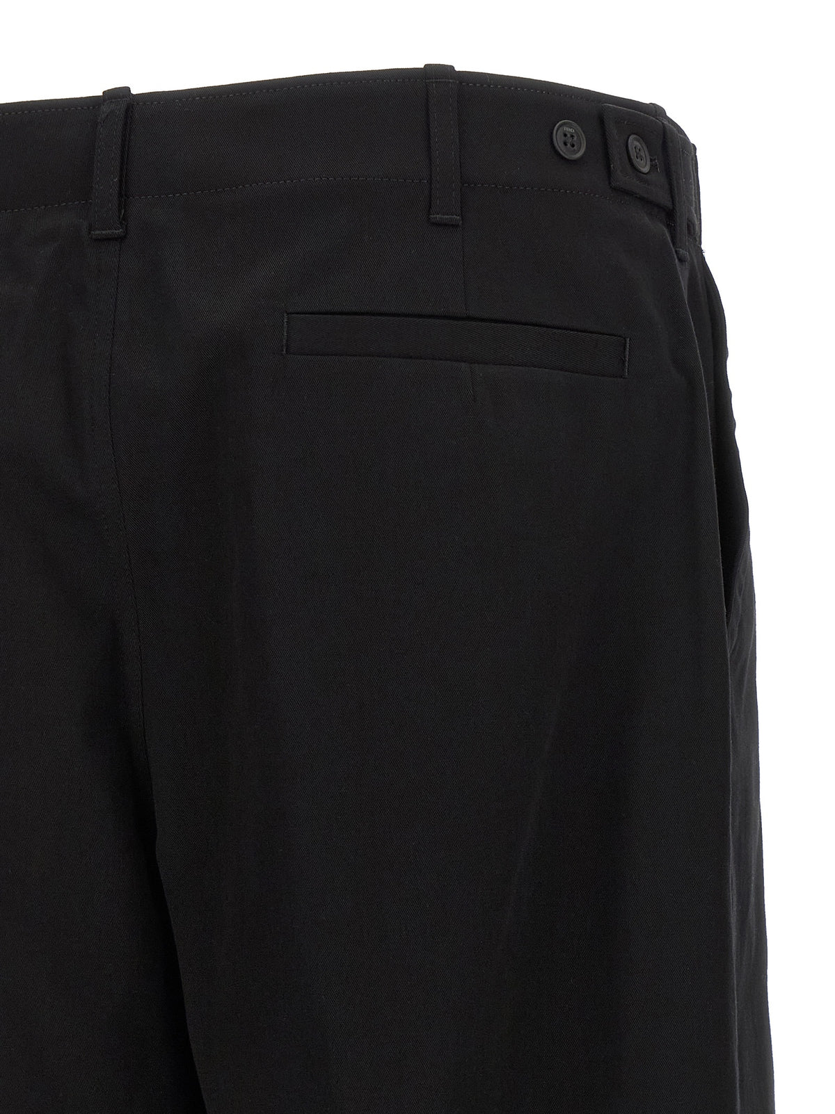 Fendi Black Cargo Pants - Cotton With Practical Pockets