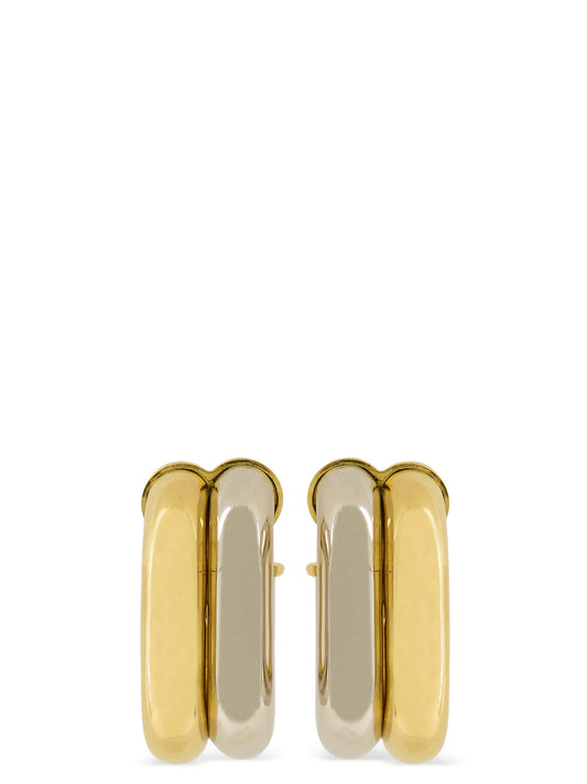 Pendientes de aluminio multicolor Paco Rabanne