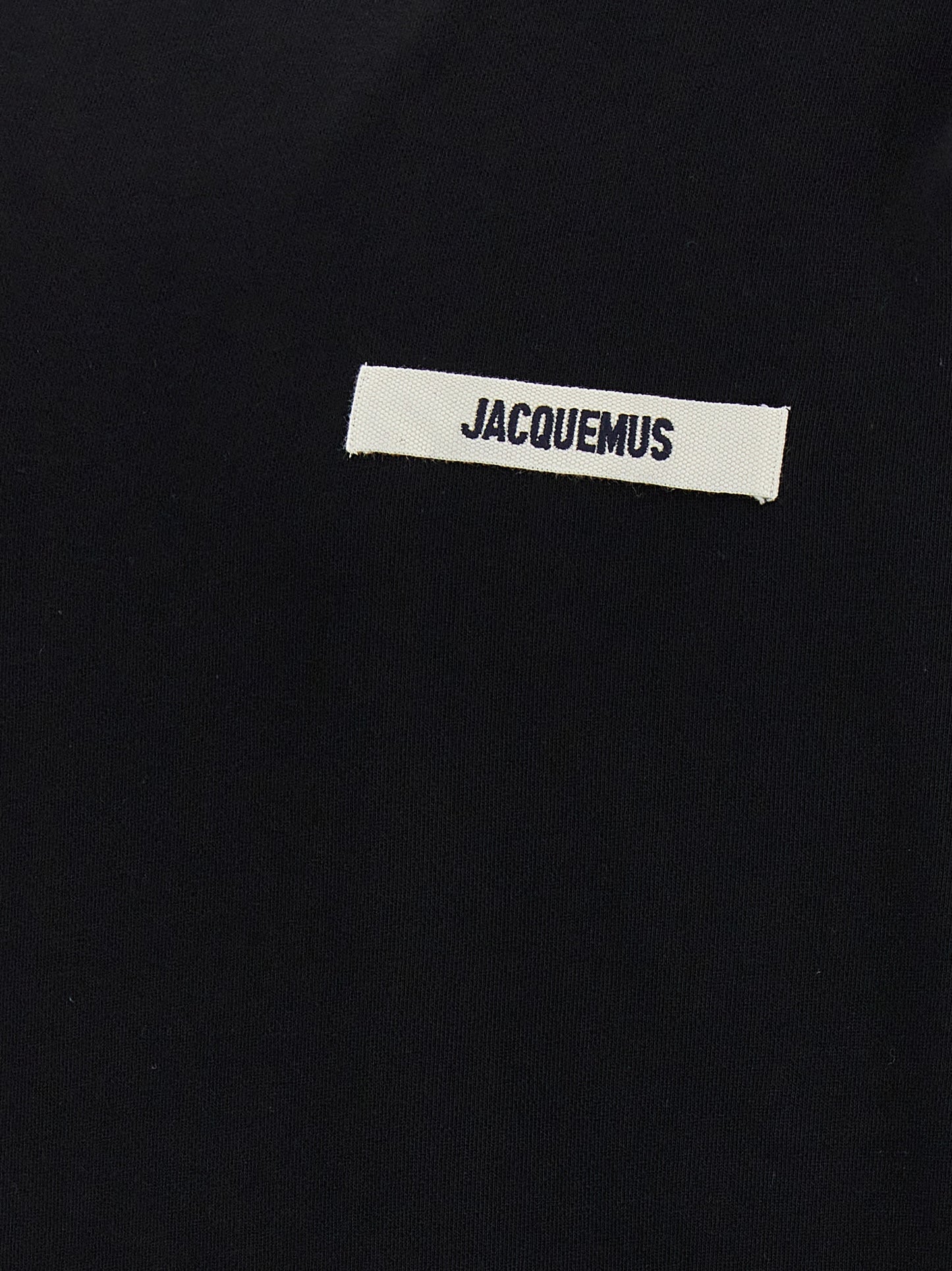 Sudadera de algodón negra Jacquemus