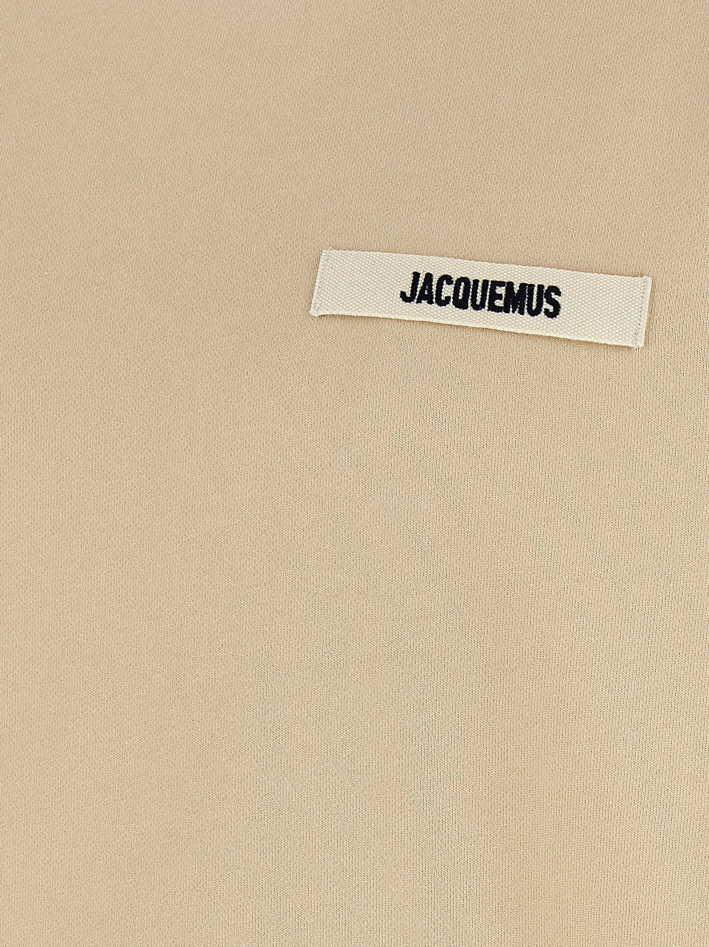 Sudadera Jacquemus de algodón beige