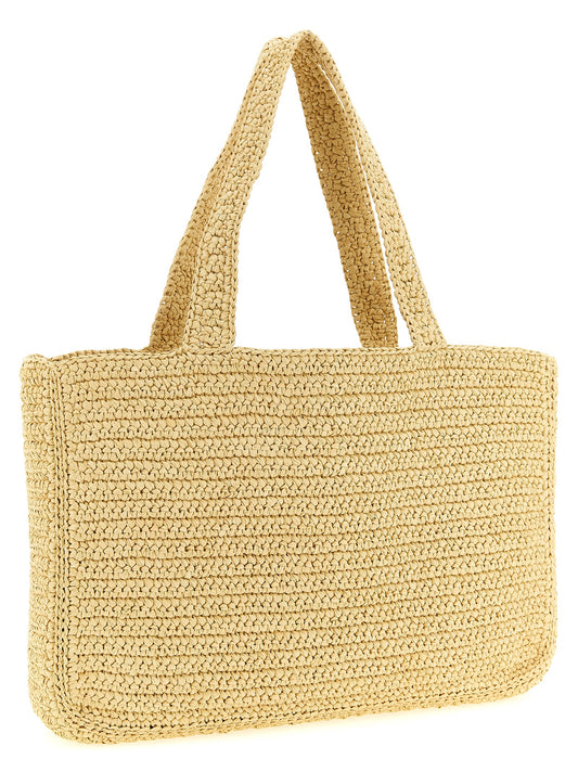 Bolso tote Valentino Garavani de viscosa blanca