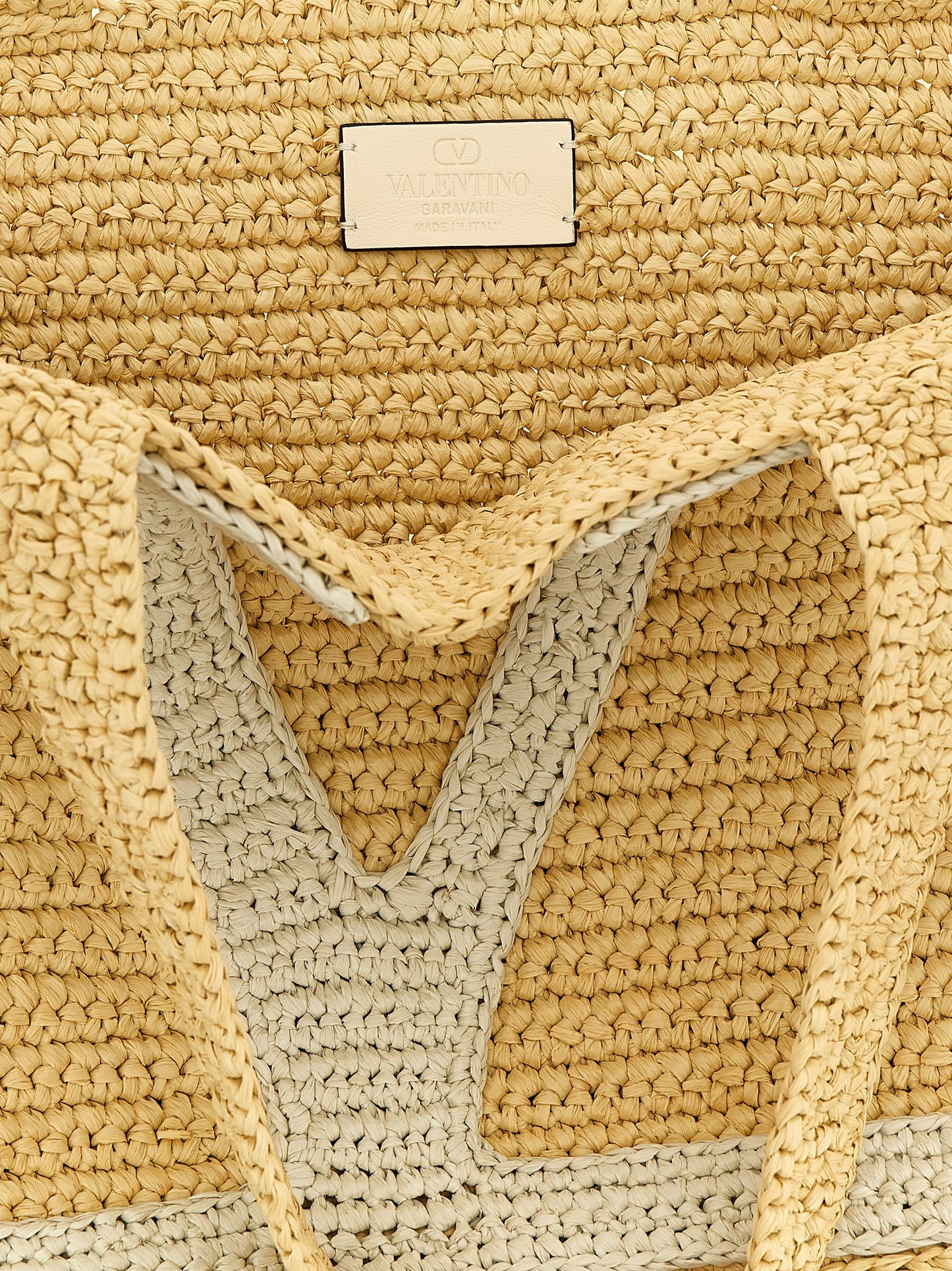 Bolso tote Valentino Garavani de viscosa blanca