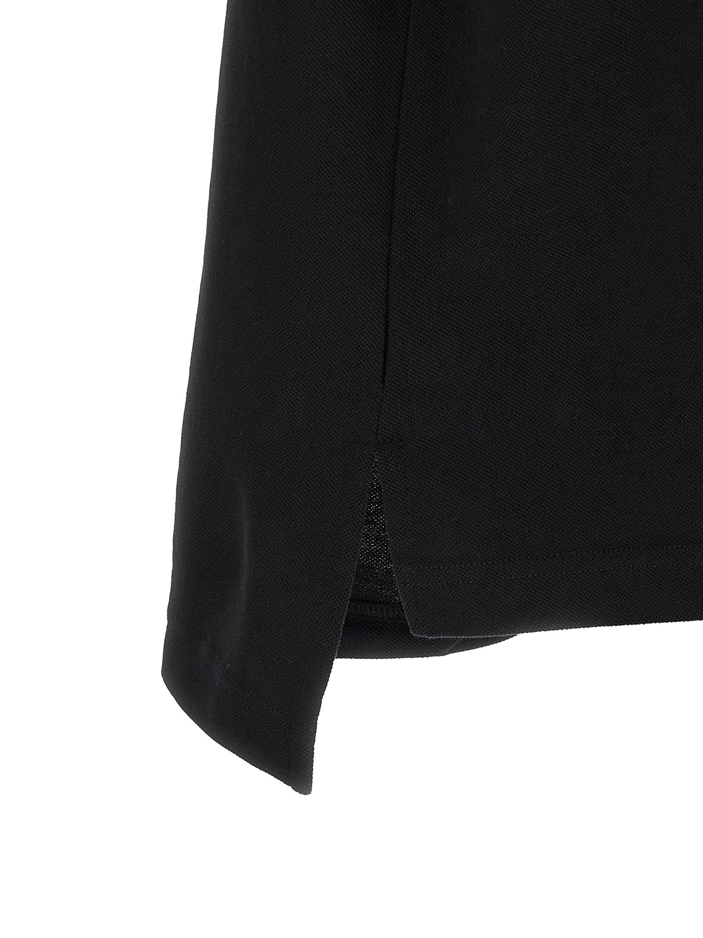 Polo Balenciaga de algodón negro