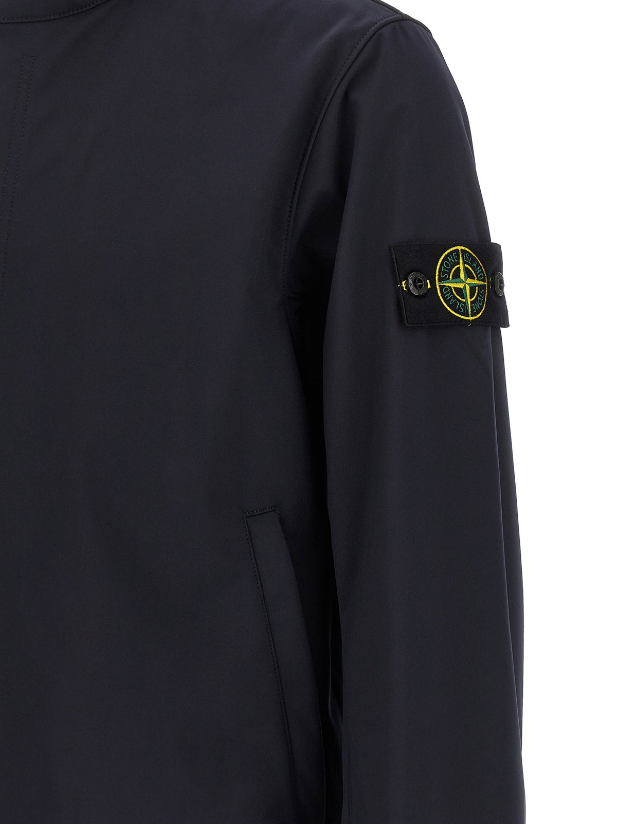 Stone Island Chaqueta Shell Azul Poliéster - Protección Técnica