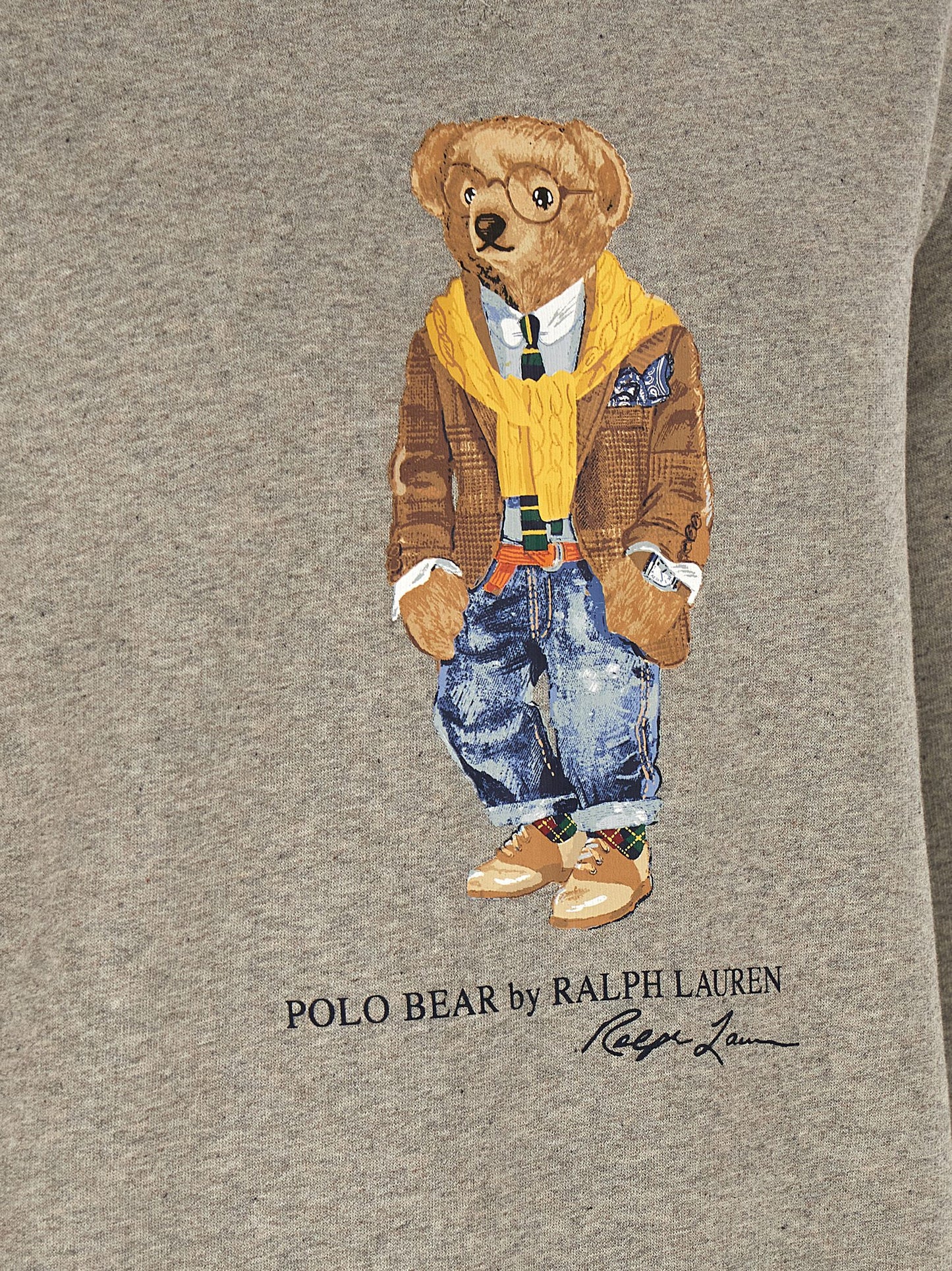 Sudadera de algodón gris Polo Ralph Lauren