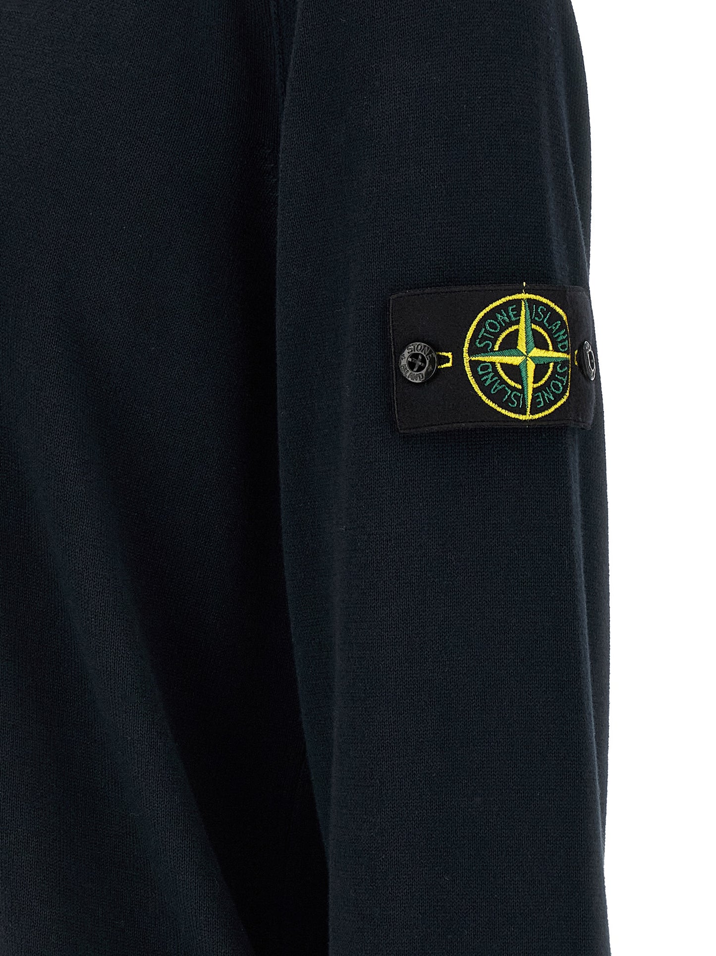 Cárdigan de algodón azul Stone Island