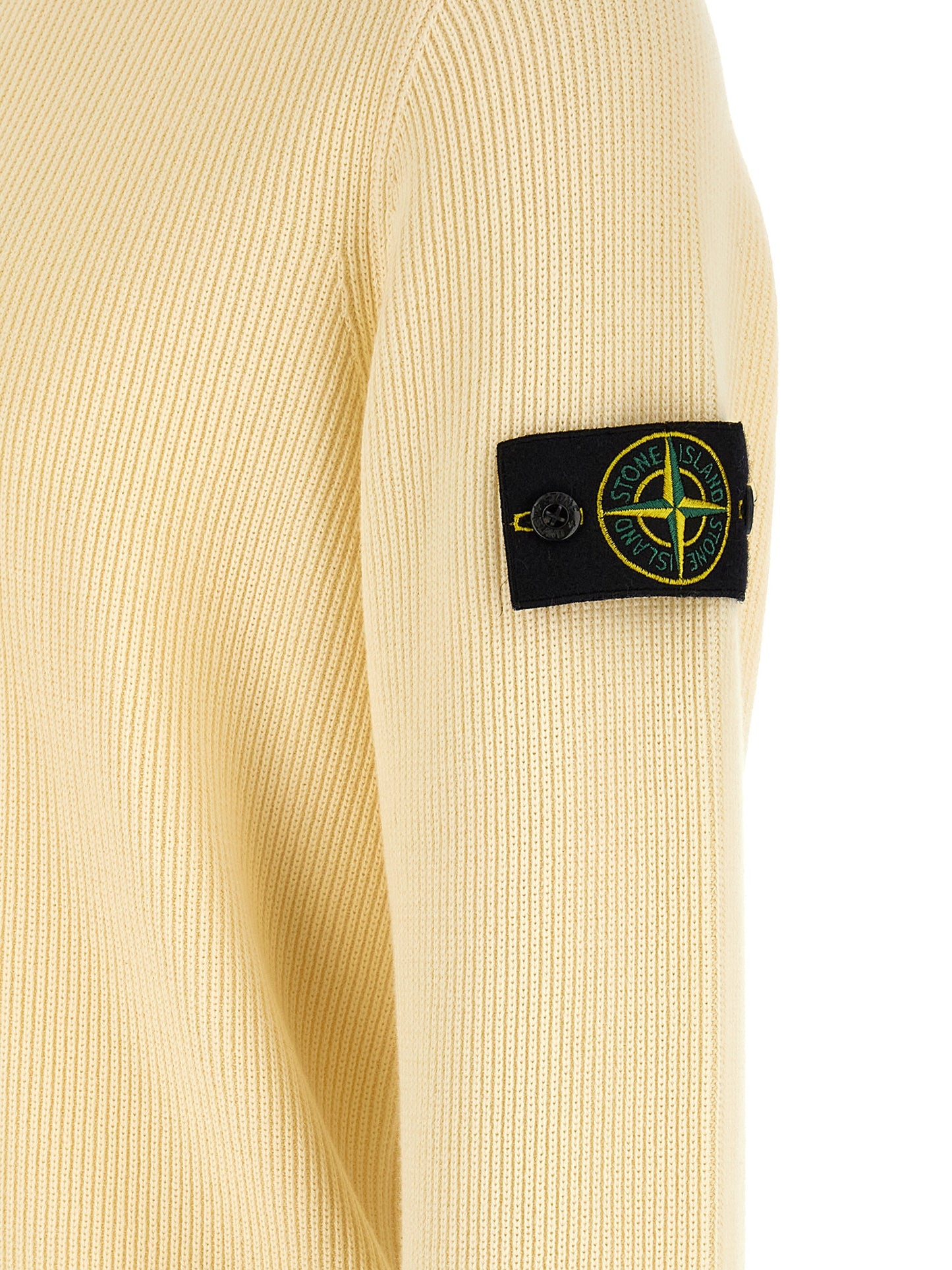 Cárdigan de algodón beige Stone Island