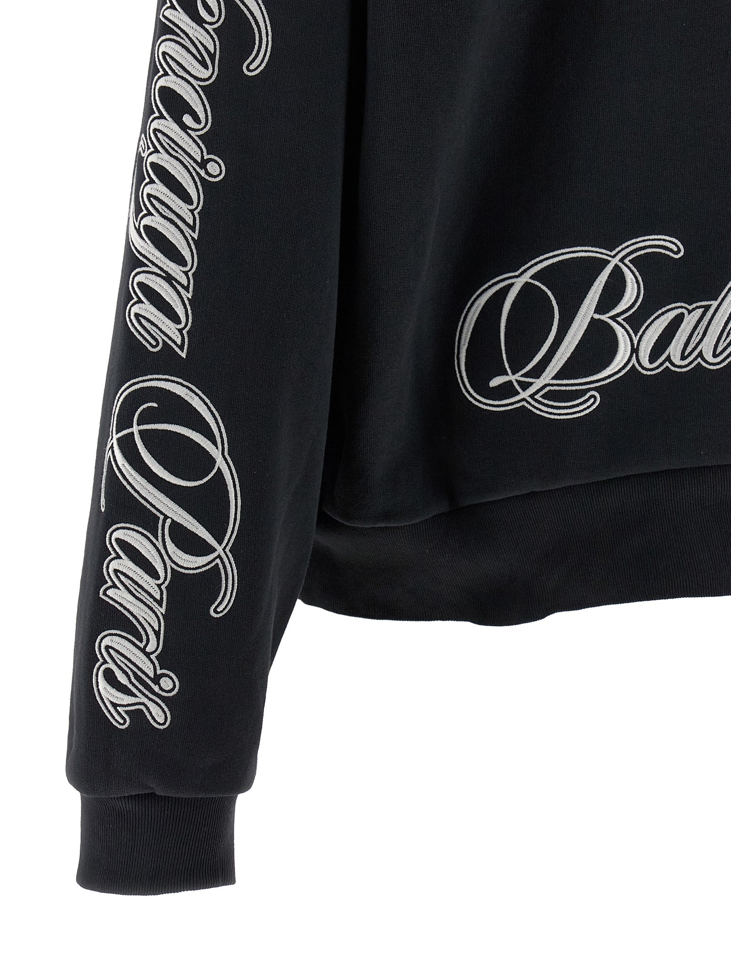 Sweat à capuche Balenciaga en coton noir