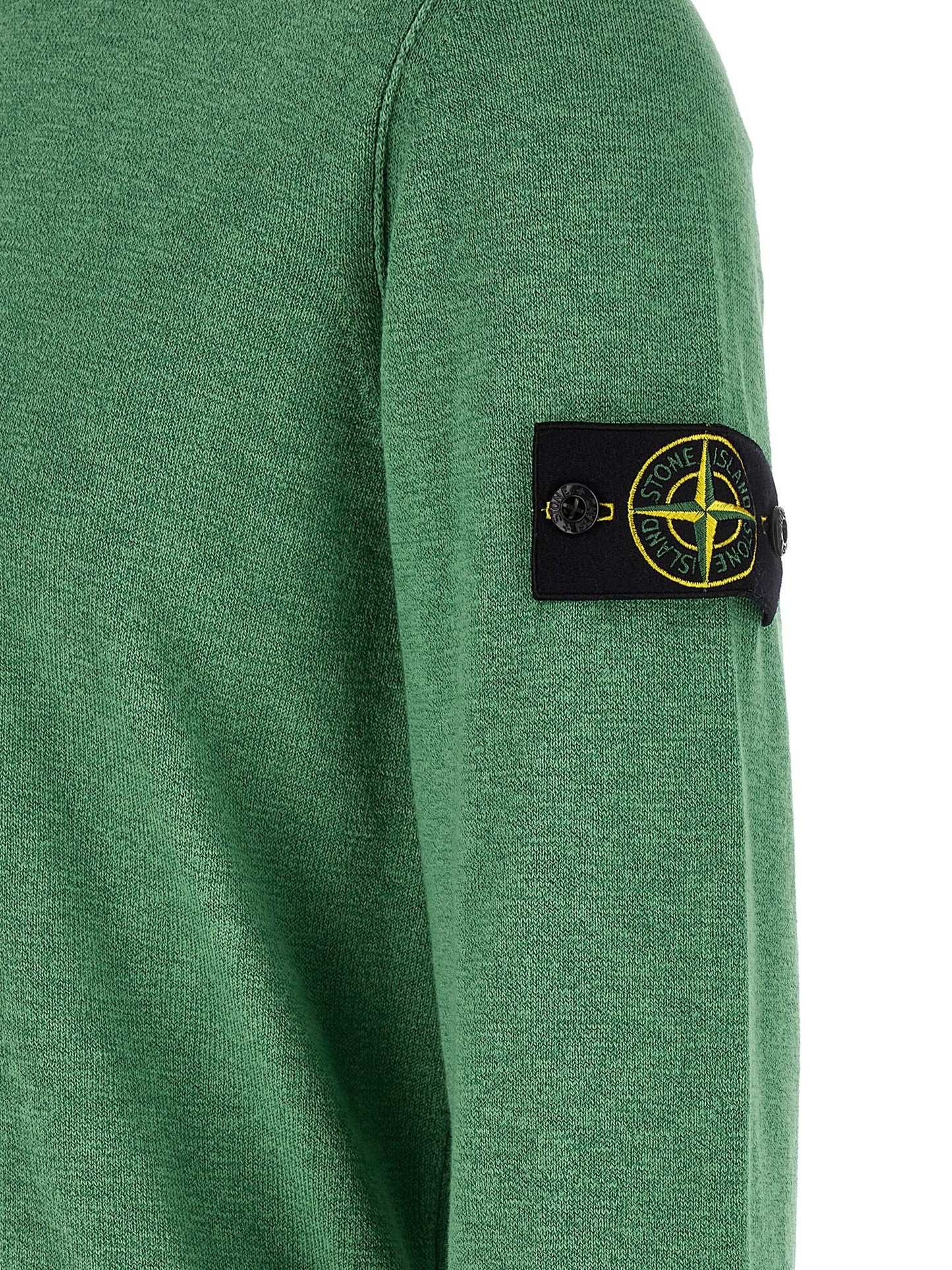 Cárdigan bicolor de algodón Stone Island