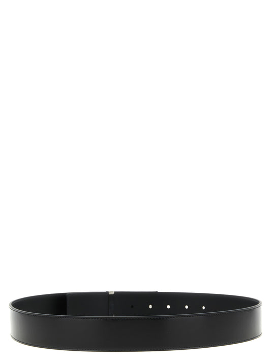 Cinturón Givenchy de piel de becerro negro