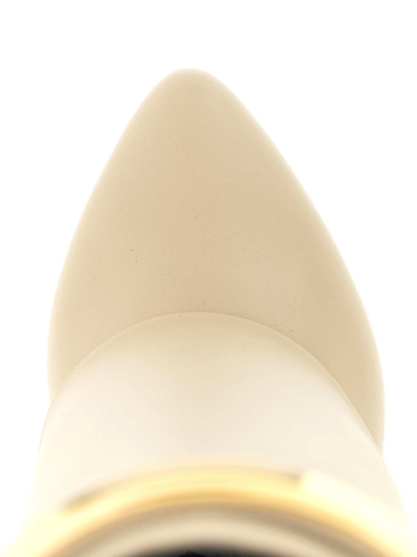 Bottes Givenchy cuissardes en veau beige