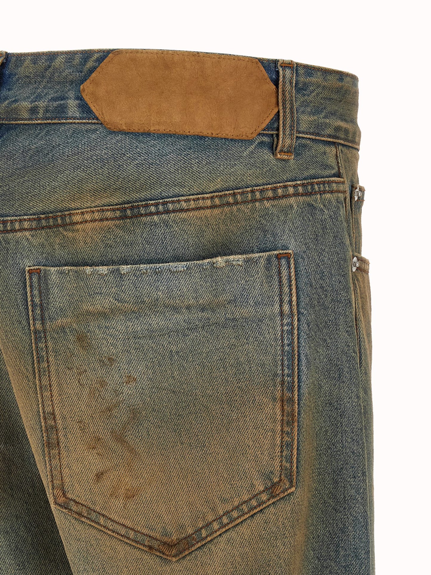 Jacquemus Jean Droit en Coton Multicolore