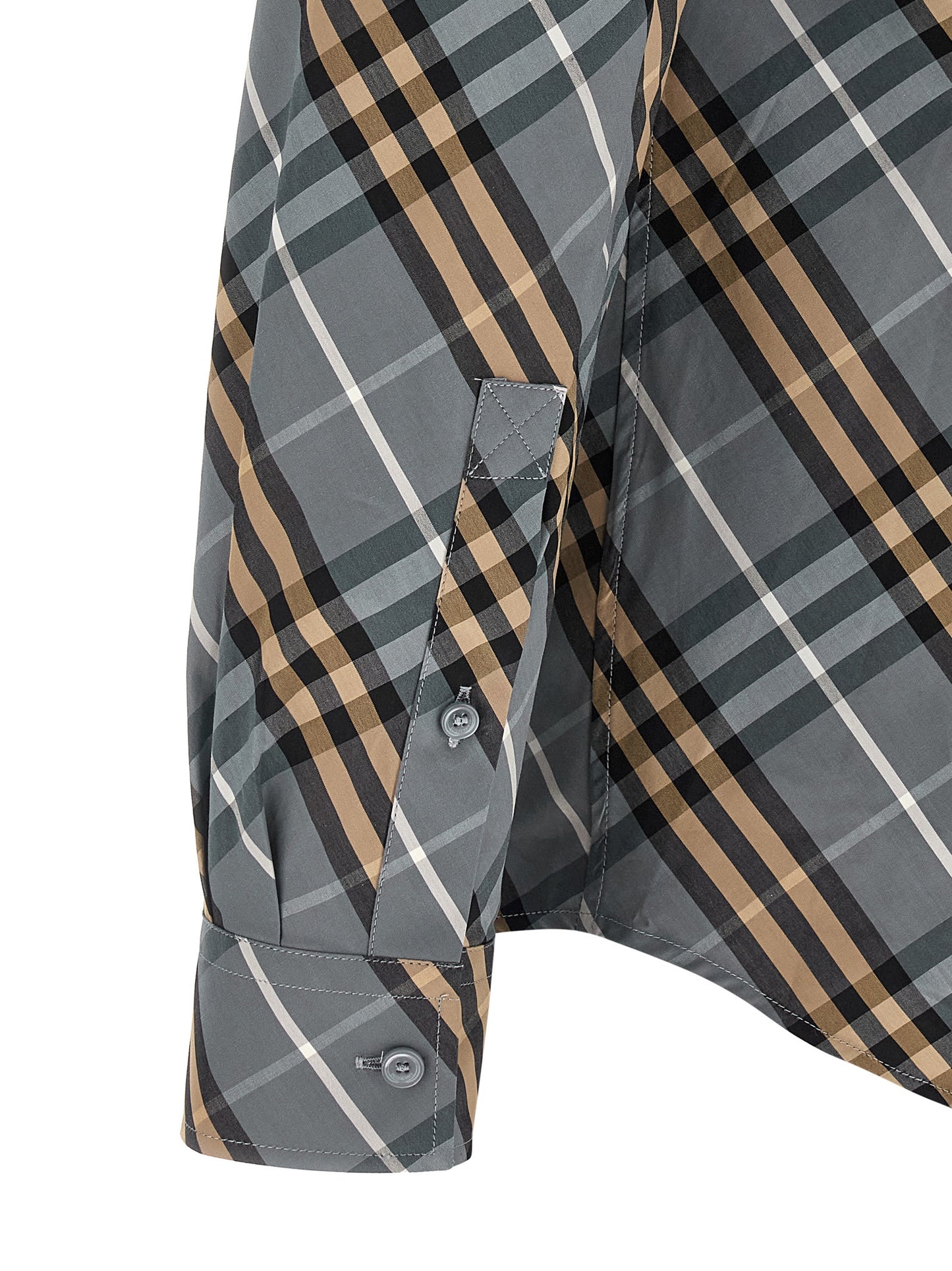 Burberry Multicolor Cotton Shirt With Details