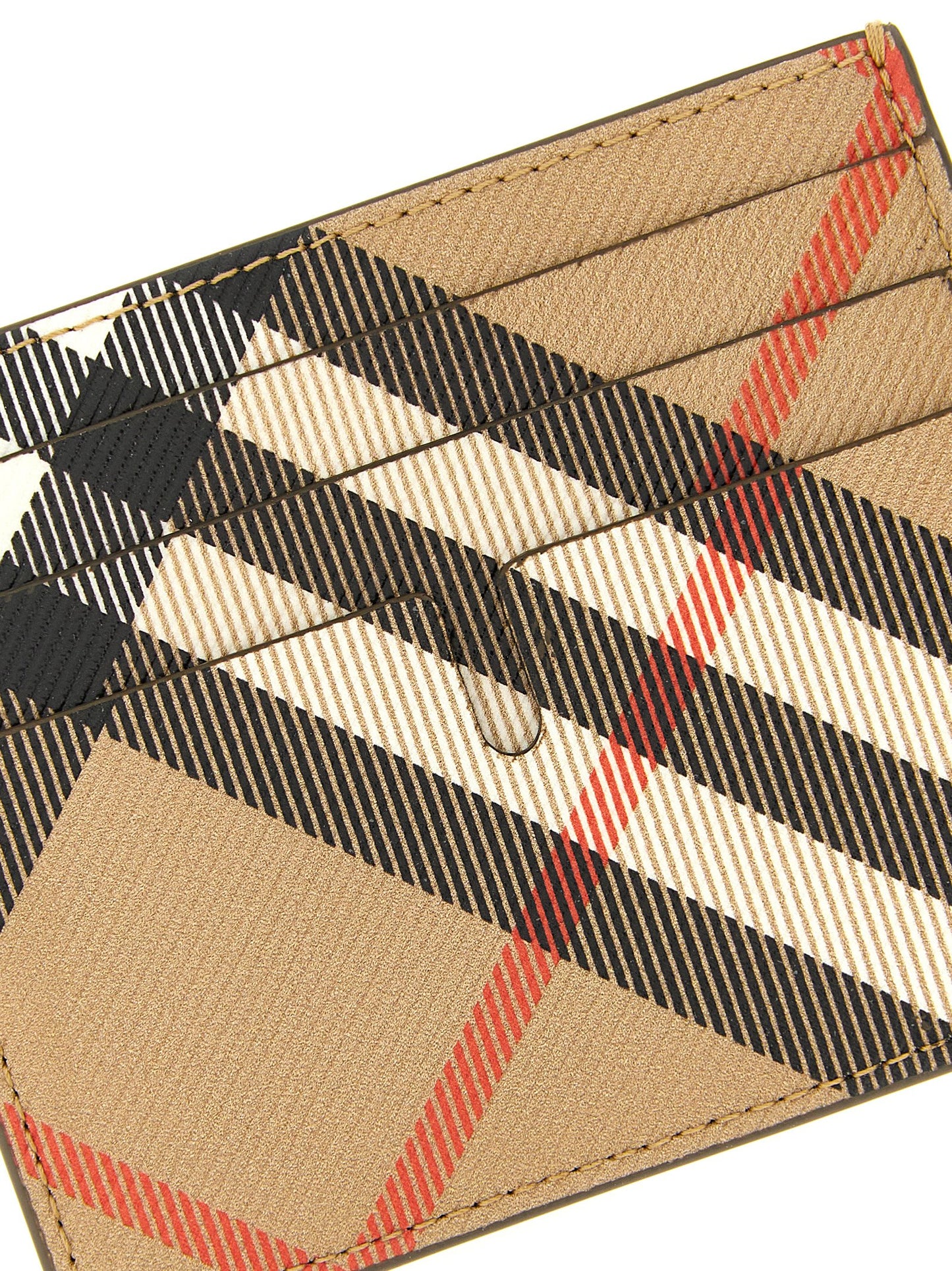 Tarjetero Burberry de polietileno beige