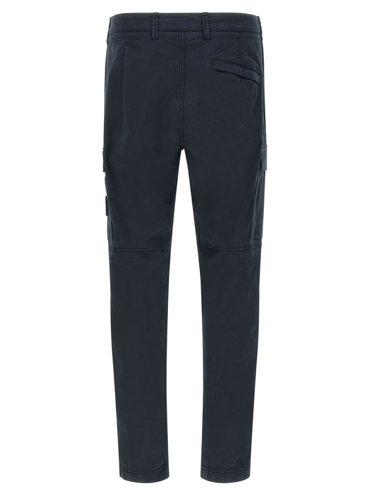 Pantalones cargo de algodón azules Stone Island