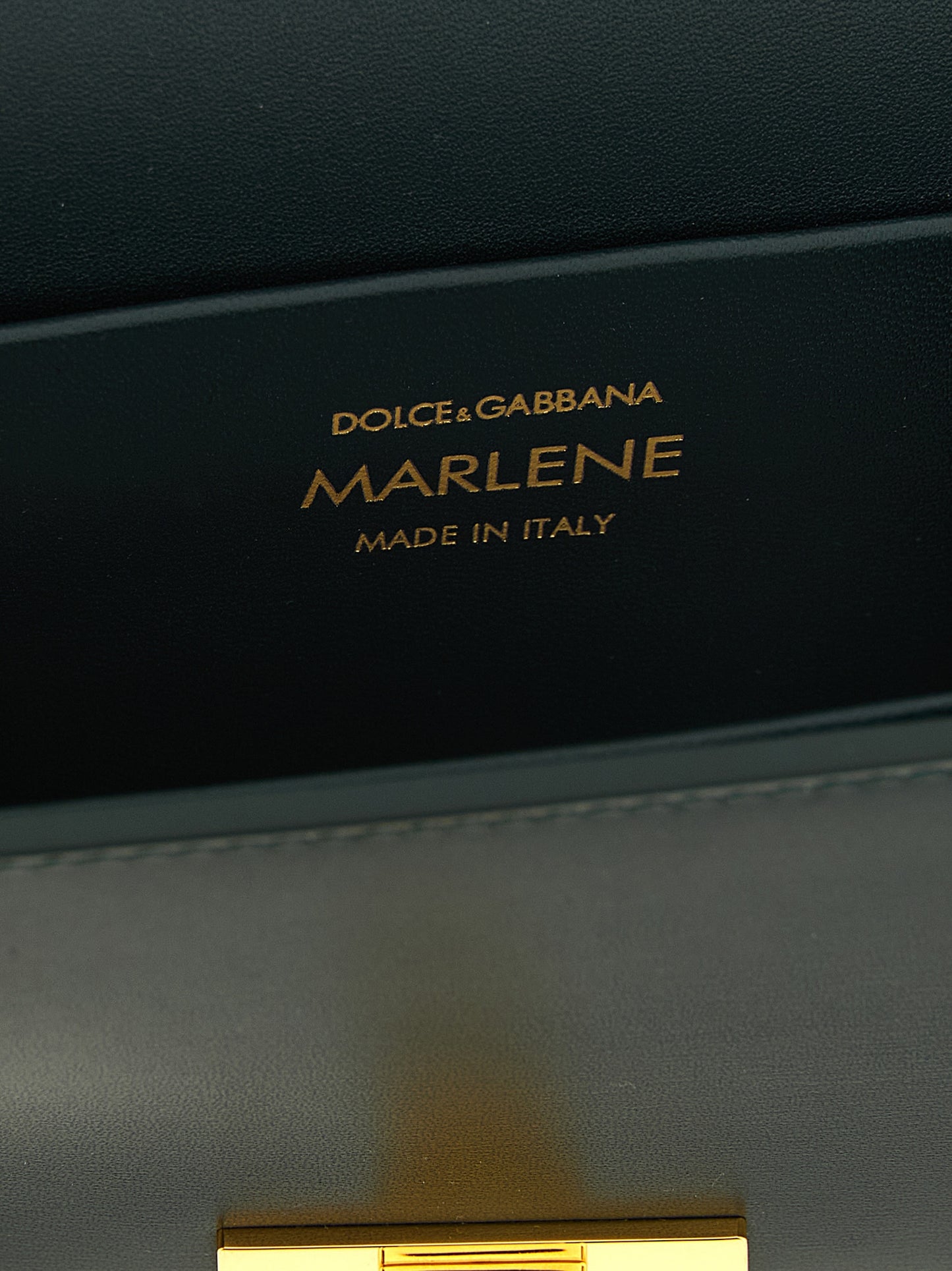 Sac d'épaule bicolore en cuir de veau Marlene Dolce & Gabbana