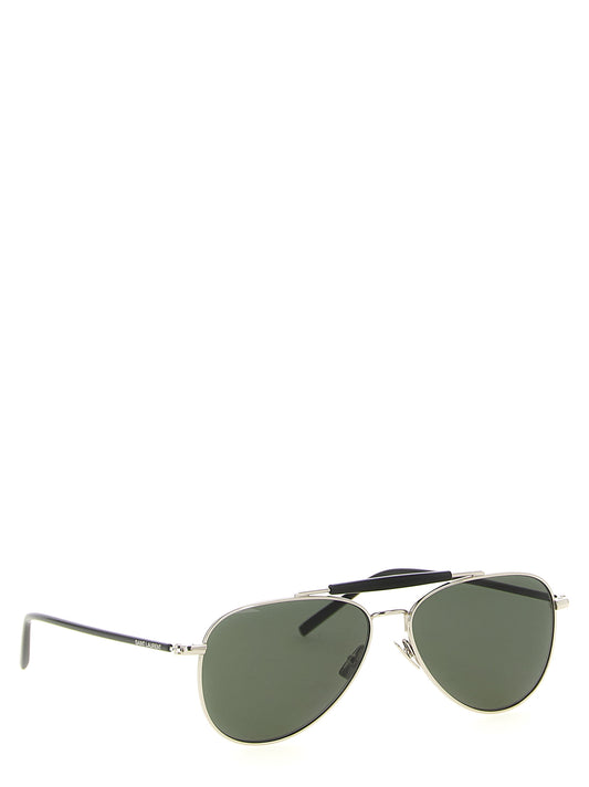Gafas de sol Saint Laurent de acetato plateado