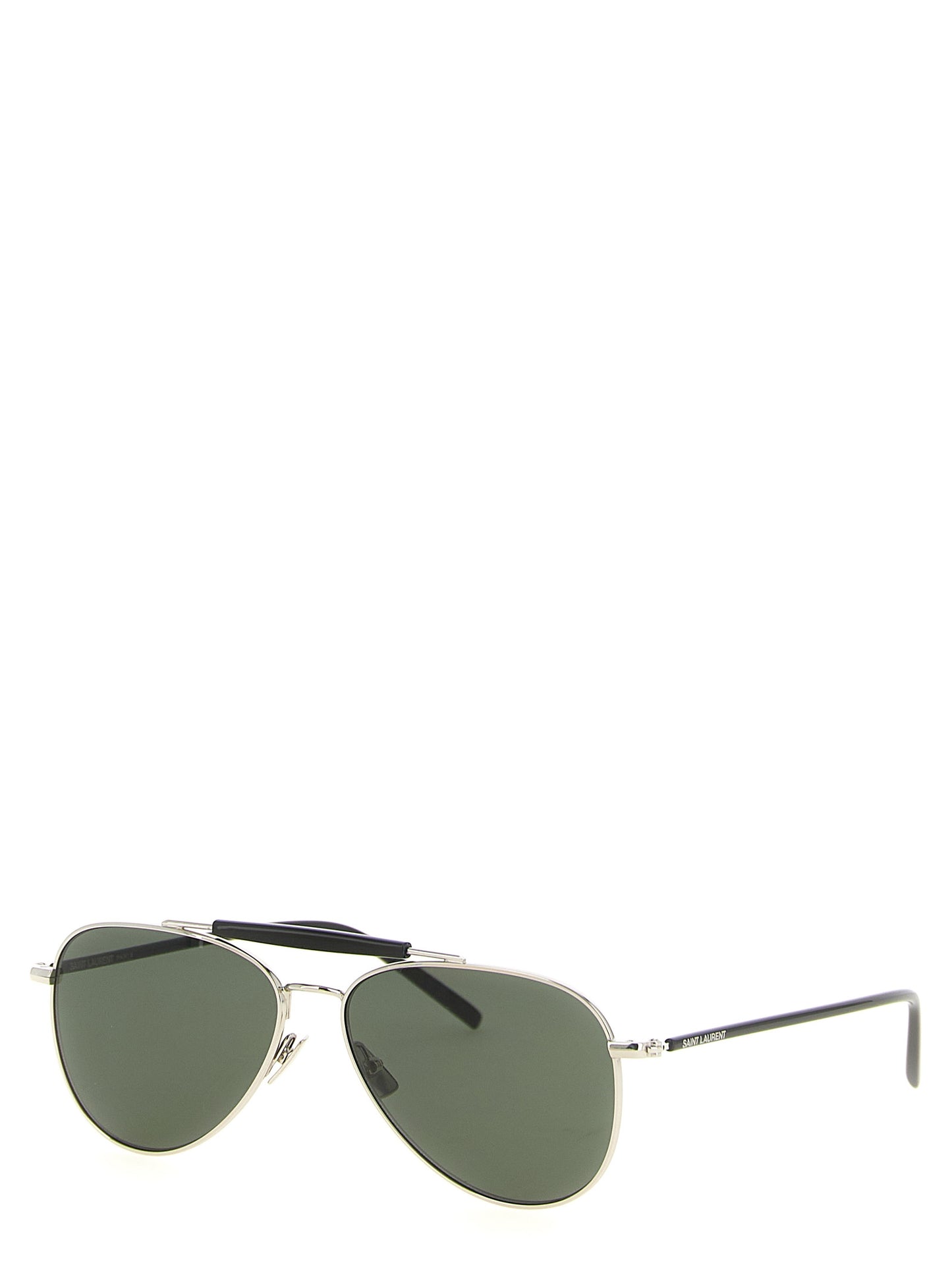 Gafas de sol Saint Laurent de acetato plateado
