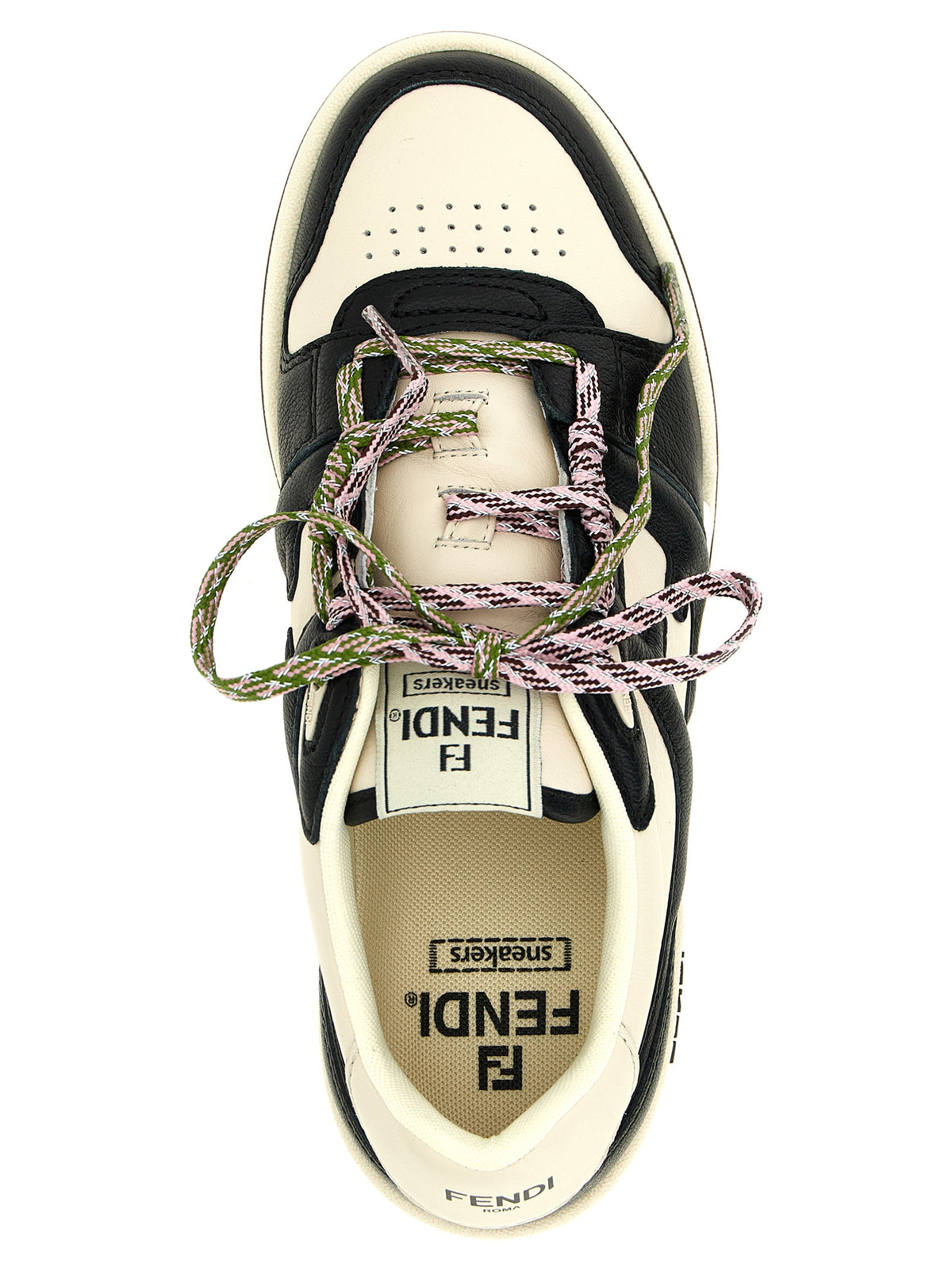 Zapatillas Deportivas Fendi Bicolor De Piel De Becerro