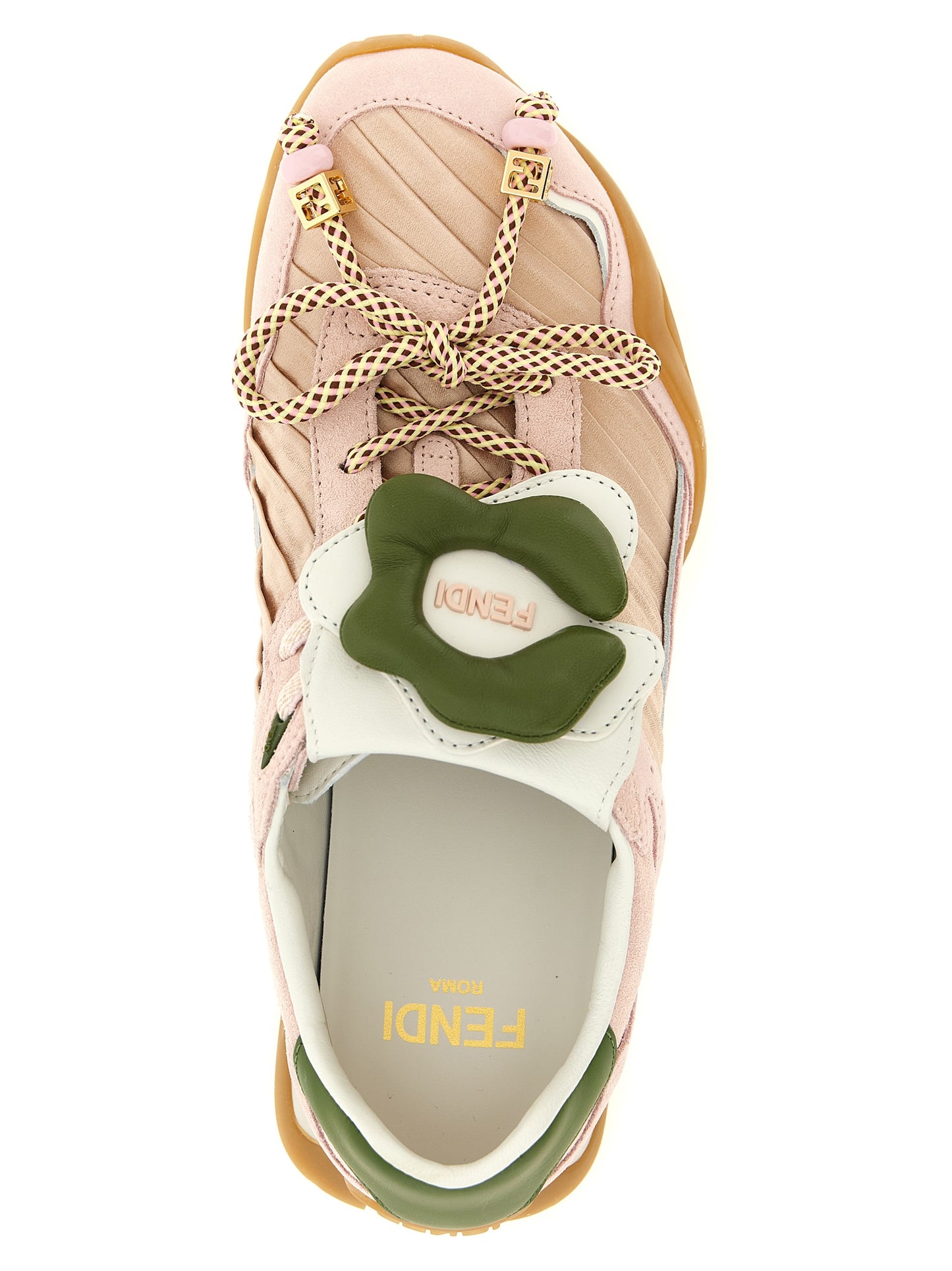 Fendi Zapatillas Deportivas de Piel de Becerro Multicolor