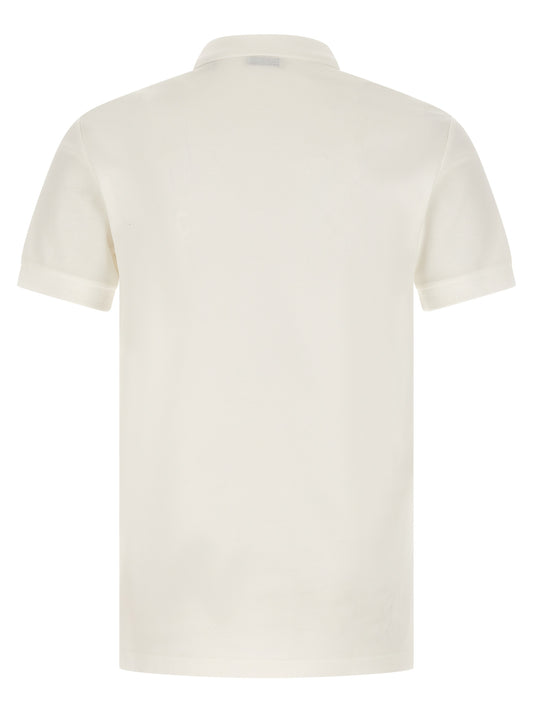 Polo de algodón blanco de Burberry