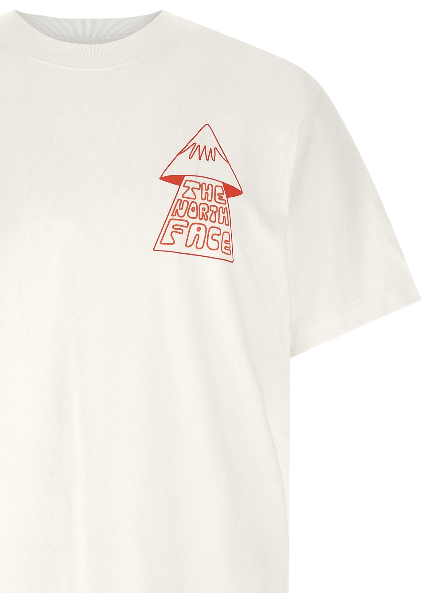 Camiseta de algodón blanca The North Face