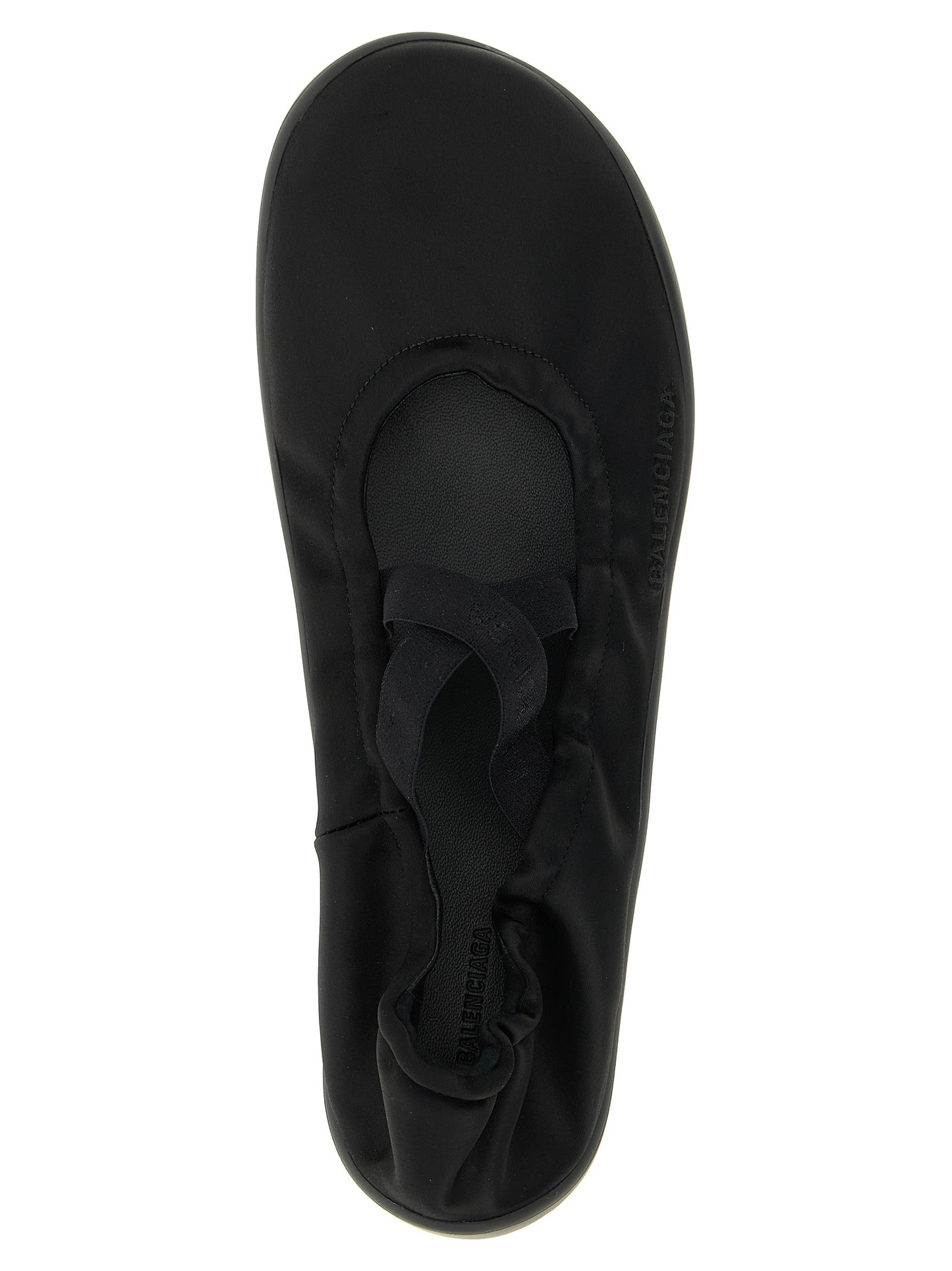 Bailarinas Balenciaga de poliéster negras