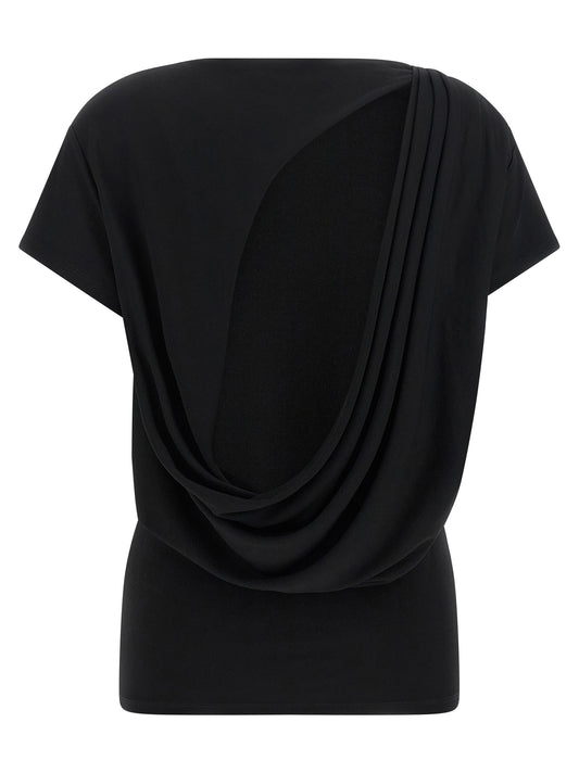 Camiseta Jacquemus negra de viscosa