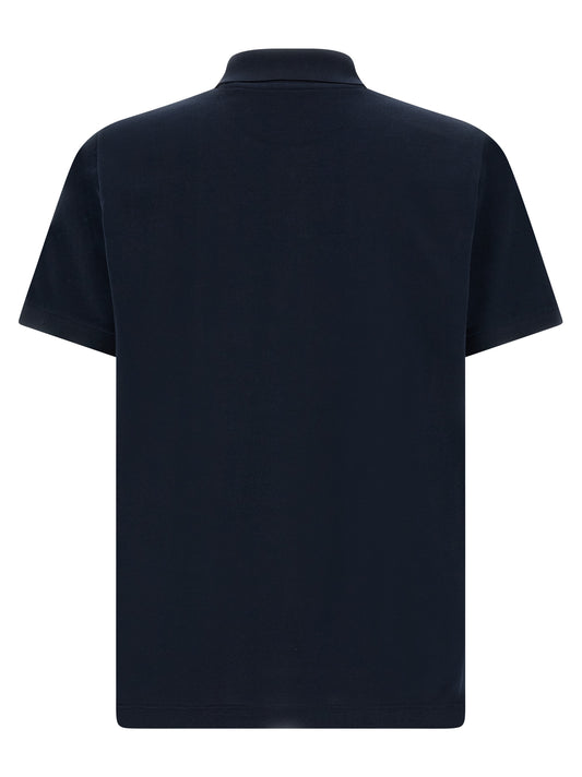 Polo Fendi de algodón azul