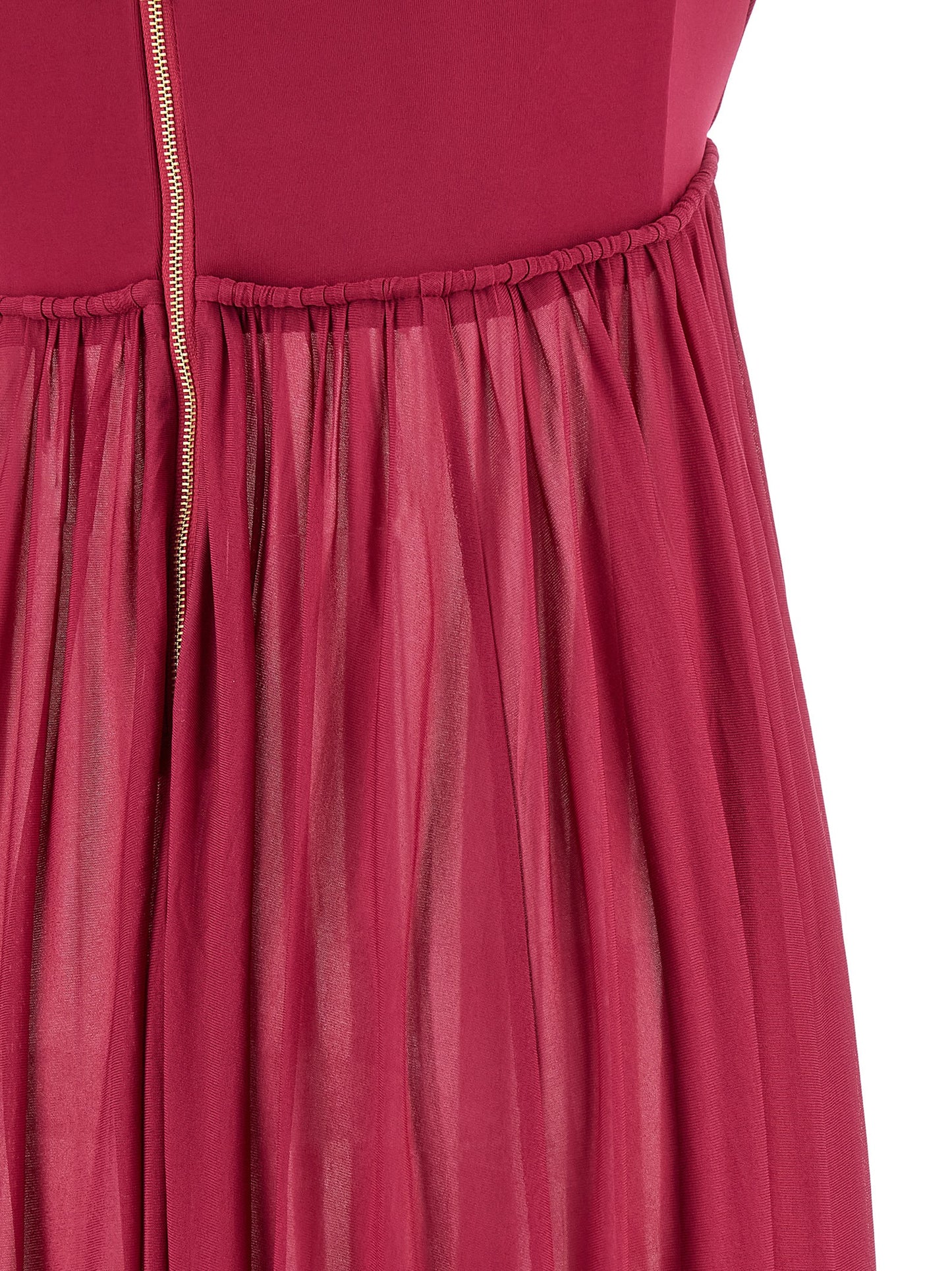 Vestido largo fucsia de viscosa Zimmermann