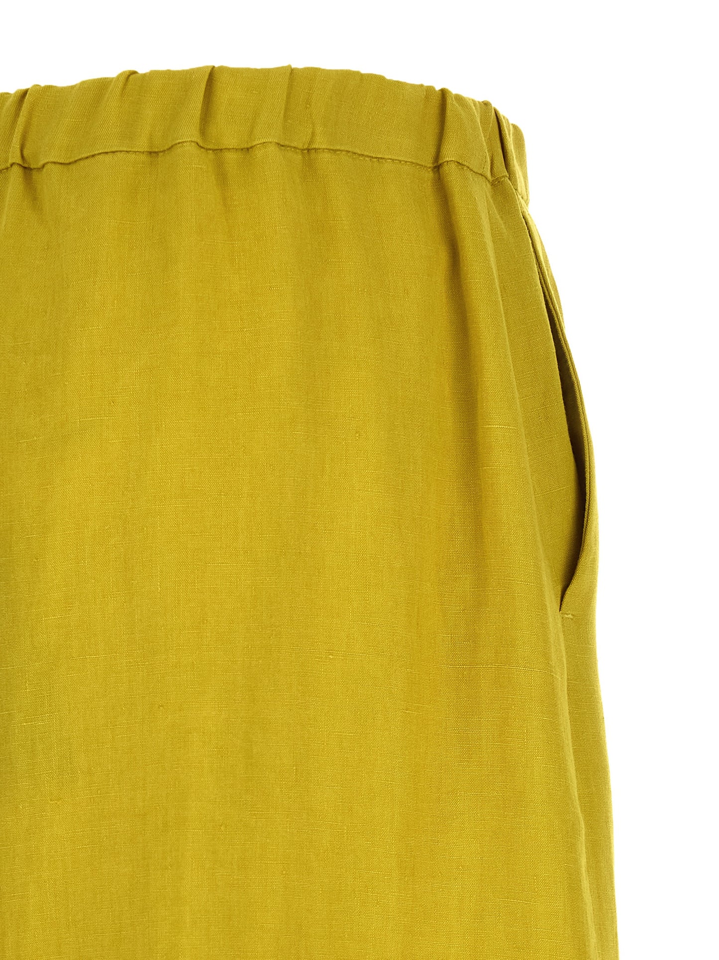 Pantalones casuales bicolor de lino 'S Max Mara