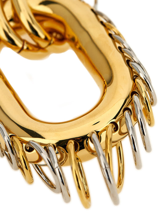 Collar de latón dorado Paco Rabanne